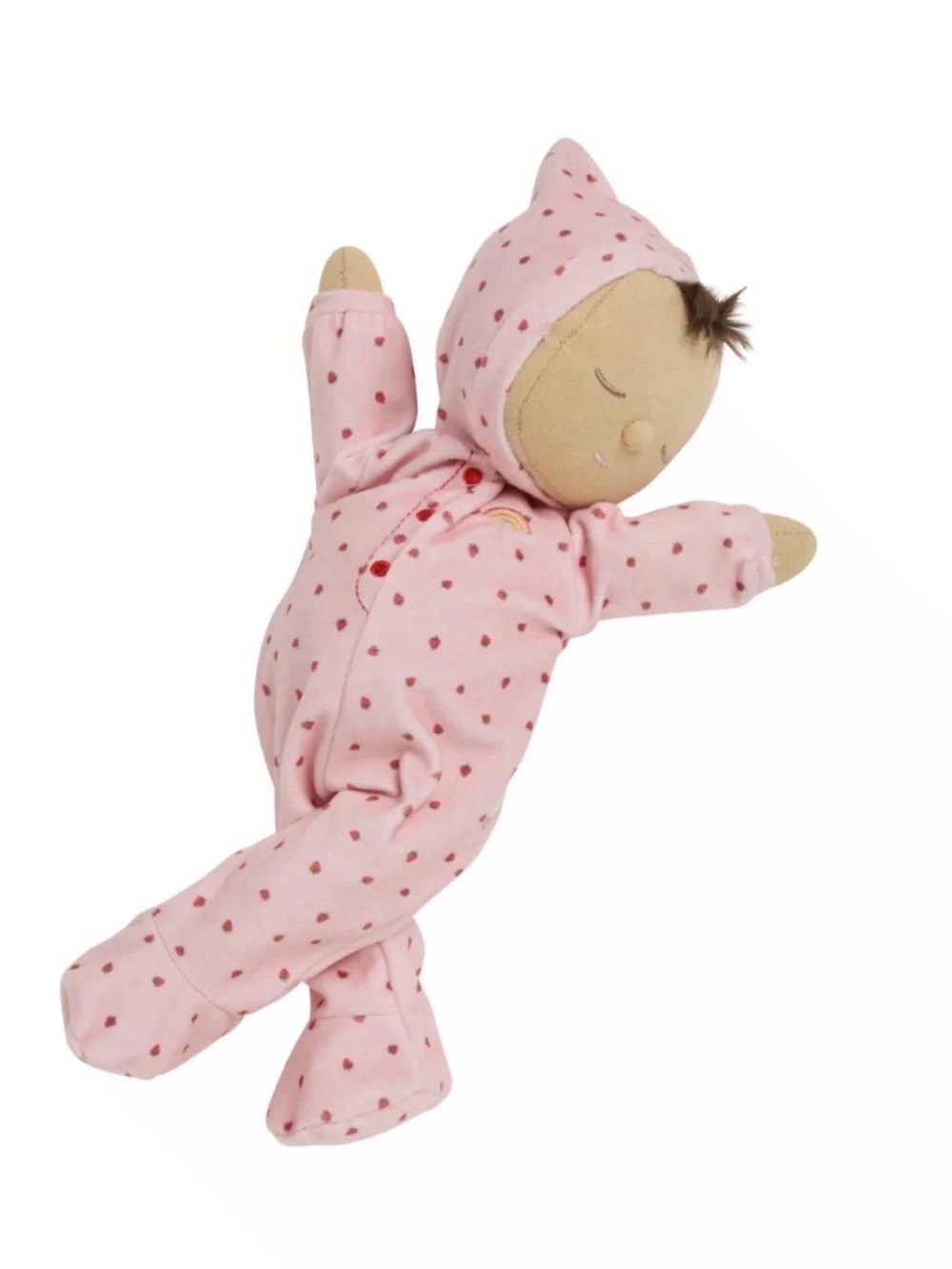 Ollie Ella DOZY DINKUMS pip strawberry pink baby doll stuffed toy